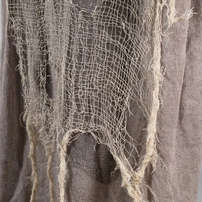 Northlight 36" Prelit Touch Activated Death Reaper Hanging Halloween Decoration - White/Gray 8 Northlight 36" Prelit Touch Activated Death Reaper Hanging Halloween Decoration - White/Gray - Image 6