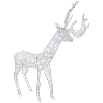 Northlight LED Color Changing Commercial Grade Acrylic Reindeer Outdoor Christmas Decoration - 46.5" 5 Northlight LED Color Changing Commercial Grade Acrylic Reindeer Outdoor Christmas Decoration - 46.5" - Image 3