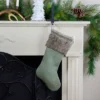 Northlight Burlap Christmas Stocking With Faux Fur Cuff - 20" - Green 1 Northlight Burlap Christmas Stocking With Faux Fur Cuff - 20" - Green -Festival GUEST f027afeb be93 4a26 a0ac 0f830e7581da