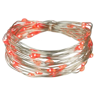 Northlight 50-Count Red LED Micro Fairy Christmas Lights - 16ft, Copper Wire 3 Northlight 50-Count Red LED Micro Fairy Christmas Lights - 16ft, Copper Wire