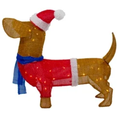 Northlight 26" LED Lighted Dachshund Dog Outdoor Christmas Decoration -Festival GUEST f230ae9e b0ca 4387 96a4 5909261fc990
