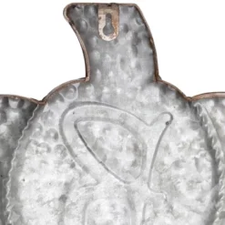 Northlight Boo! Stacked Pumpkins Metal Halloween Porch Sign - 28" - Silver -Festival GUEST f3f3f3ab 6d28 4c10 923c b9ee11ec33fd