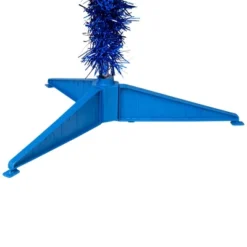 Northlight Artificial Tinsel Christmas Tree - 3' - Blue - Unlit -Festival GUEST f4b42fc4 796f 4ad1 a1ef d4e99aa6b4d6 1