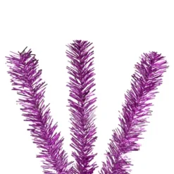 Northlight Medium Tinsel Twig Artificial Christmas Tree -3' - Purple - Unlit -Festival GUEST f6752084 d522 4101 9c82 7eca6b84b4d5
