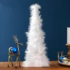 Northlight Layered Wispy Feather Cone Tree Christmas Decoration - 19.5" - Winter White -Festival GUEST f8e32894 3cdf 440a bc5e 676292d4df22