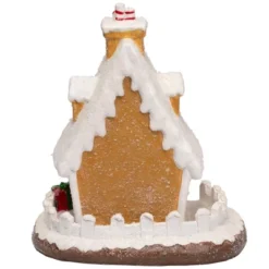 Northlight Snowy Gingerbread Peppermint House With Snowman Christmas Decoration - 11" -Festival GUEST f98f1ee3 2b9c 442e bcf9 e96286efe81f