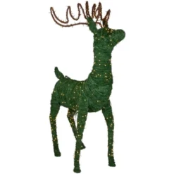 Northlight Lighted Commercial Standing Topiary Reindeer Outdoor Christmas Decoration - 6.5' - Warm White LED Lights -Festival GUEST fbc91008 da7d 4f0d bfe0 af5eb4e45407