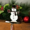 Northlight Smiling Snowman Christmas Stocking Holder - 6" -Festival GUEST fbdf13dd 28f5 4fb8 b57c d88b2d5cc515
