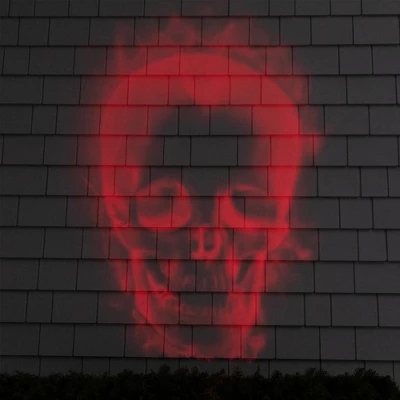 Northlight Halloween Skull Outdoor Light Show Projector - 8" 3 Northlight Halloween Skull Outdoor Light Show Projector - 8"