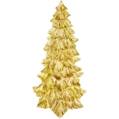 Northlight Metallic Woodland Layered Christmas Tree Decoration - 9.5" - Gold Finish -Festival GUEST ff390bb1 084b 4c68 a445 4140dc899153
