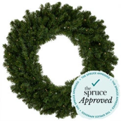 Northlight Canadian Pine Artificial Christmas Wreath - 8" - Unlit 9 Northlight Canadian Pine Artificial Christmas Wreath - 8" - Unlit -Festival canadianpine sprucebadge 05403.1701883386