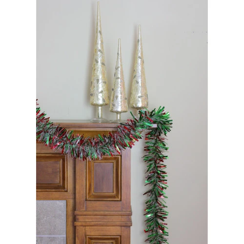 Northlight 12' X 4" Snowblush Wide Cut Artificial Christmas Garland - Unlit 5 Northlight 12' X 4" Snowblush Wide Cut Artificial Christmas Garland - Unlit - Image 3