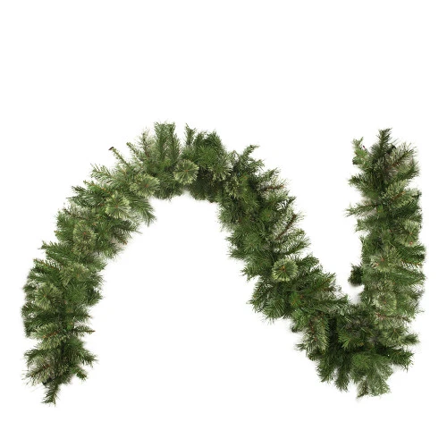 Northlight Cashmere Mixed Pine Commercial Artificial Christmas Garland - 50' X 14" - Unlit 3 Northlight Cashmere Mixed Pine Commercial Artificial Christmas Garland - 50' X 14" - Unlit
