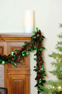 Northlight Shiny Tinsel Commercial Christmas Garland With Holly 50' - Red And Green - Unlit 7 Northlight Shiny Tinsel Commercial Christmas Garland With Holly 50' - Red And Green - Unlit -Festival mfzole80q8wl4xcqtxaymz6r3fr7mwmq 04337.1588344869