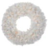 Northlight Pre-Lit White Alaskan Pine Artificial Christmas Wreath, 36-Inch, Warm White LED Lights -Festival northlight v94182 01 54656.1707418291