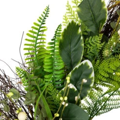 Northlight Green And Brown Foliage Artificial Spring Wreath With Nest - 24" - Unlit 15 Northlight Green And Brown Foliage Artificial Spring Wreath With Nest - 24" - Unlit -Festival northlight vm18638 04 11672.1716584134