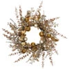 Northlight Ornaments, Holly And Berries Artificial Christmas Wreath - 30" - Gold And Copper Tone -Festival northlight yk95975 01 38584.1722387419