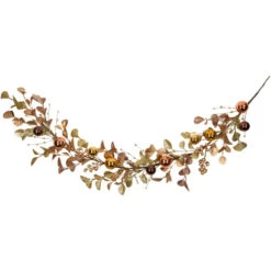 Northlight Ball Ornaments Glittered Christmas Garland - 5' X 10" - Gold And Copper Tone 15 Northlight Ball Ornaments Glittered Christmas Garland - 5' X 10" - Gold And Copper Tone -Festival northlight yk95987 05 71971.1722387419
