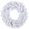 Northlight Pre-Lit Geneva White Spruce Artificial Christmas Wreath, 24-Inch, Blue Lights -Festival northlight z92376 01 71131.1710358081