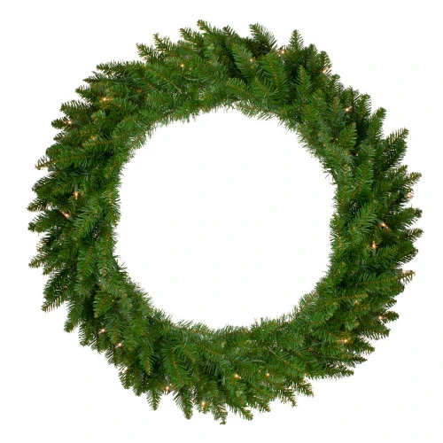Northlight Pre-Lit Eastern Pine Artificial Christmas Wreath - 36" - Clear Lights 3 Northlight Pre-Lit Eastern Pine Artificial Christmas Wreath - 36" - Clear Lights