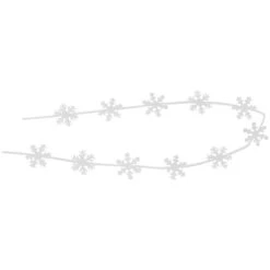 Northlight 4' White Felt Winter Snowflake Garland -Festival northlight da92489 2new 09293.1661972786