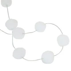 Northlight 9' White Plush Snowball Christmas Garland 9 Northlight 9' White Plush Snowball Christmas Garland -Festival northlight da92493 4 84650.1665611638