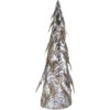 Northlight Sequined Layered Leaves Christmas Cone Tree - 20" - Platinum And Champagne Finish 1 Northlight Sequined Layered Leaves Christmas Cone Tree - 20" - Platinum And Champagne Finish -Festival northlight df94820 1 67057.1693409621