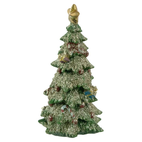 Northlight Glittered Christmas Tree With Presents, Berries And Bows Decoration - 6.75" 6 Northlight Glittered Christmas Tree With Presents, Berries And Bows Decoration - 6.75" - Image 4