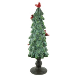 Northlight Glittered Christmas Tree With Cardinals Decoration - 8.75" - Green And Red -Festival northlight dw92256 4 58543.1663254286