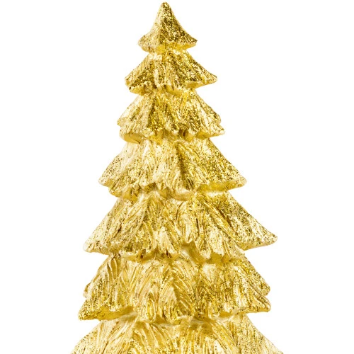 Northlight Metallic Woodland Layered Christmas Tree Decoration - 9.5" - Gold Finish 5 Northlight Metallic Woodland Layered Christmas Tree Decoration - 9.5" - Gold Finish - Image 3