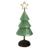 Northlight Rustic Christmas Tree With Cutout Star Topper - 17" - Green And Gold Finish -Festival northlight fh26931 56104.1601688802