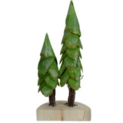 Northlight Christmas Trees On A Wooden Base Decoration - 9" - Brown And Green 13 Northlight Christmas Trees On A Wooden Base Decoration - 9" - Brown And Green -Festival northlight gb90534 45951.1669970845