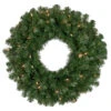 Northlight Pre-Lit Windsor Pine Artificial Christmas Wreath - 24" - Clear Lights -Festival northlight gb yww824 gr 1 new 57579.1657042993