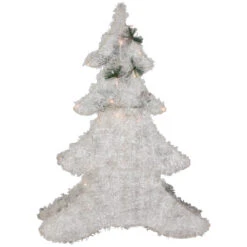 Northlight LED Lighted 2D Tinsel And Pine Christmas Tree Decoration - 27.5" 13 Northlight LED Lighted 2D Tinsel And Pine Christmas Tree Decoration - 27.5" -Festival northlight h93965 4 95478.1674553298