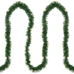 Northlight 18' X 3" Pre-Lit Pine Artificial Christmas Garland, Warm White LED Lights -Festival northlight ha99330 2 77359.1679418364