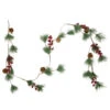 Northlight Pre-Lit Battery Operated Pine And Berry Christmas Garland - 6.5' - Warm White LED Lights 2 Northlight Pre-Lit Battery Operated Pine And Berry Christmas Garland - 6.5' - Warm White LED Lights -Festival northlight hc94495 1 77647.1664638449