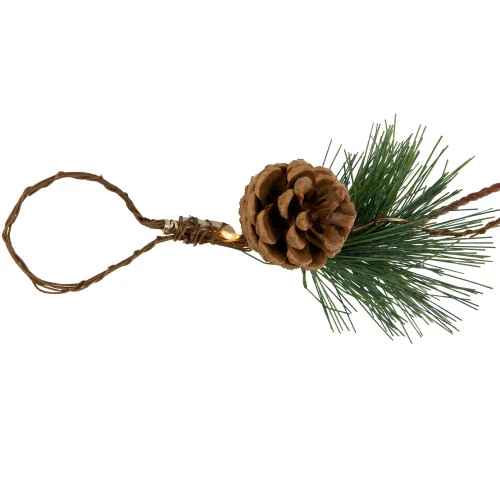 Northlight Pre-Lit Battery Operated Pine And Berry Christmas Garland - 6.5' - Warm White LED Lights 7 Northlight Pre-Lit Battery Operated Pine And Berry Christmas Garland - 6.5' - Warm White LED Lights - Image 5