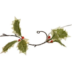 Northlight Pre-Lit Battery Operated Holly And Berry Christmas Garland - 7.5' X 5" - Warm White Lights 15 Northlight Pre-Lit Battery Operated Holly And Berry Christmas Garland - 7.5' X 5" - Warm White Lights -Festival northlight hc96446 05 28508.1726279107