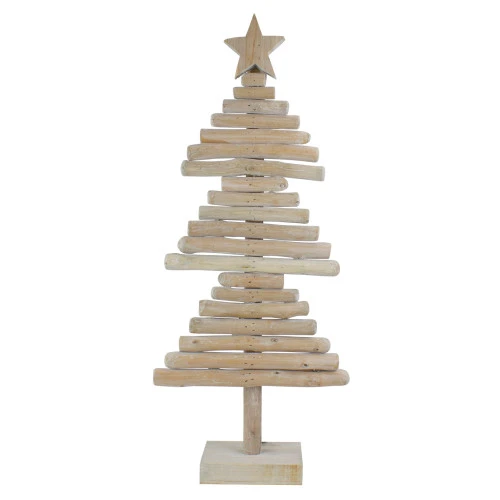 Northlight Rustic Wooden Christmas Tree With Star Decoration - 25.5" 3 Northlight Rustic Wooden Christmas Tree With Star Decoration - 25.5"