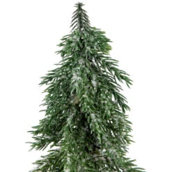 Northlight Frosted Icy Pine Tree With Jute Base Christmas Tree - 14" - Unlit -Festival northlight hn92686 03 05589.1691247511
