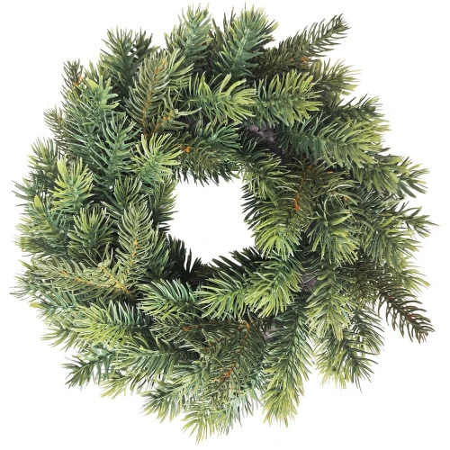 Northlight Green Pine Artificial Christmas Wreath, 11.75-Inch, Unlit 3 Northlight Green Pine Artificial Christmas Wreath, 11.75-Inch, Unlit