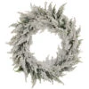 Northlight Heavily Flocked Pine Artificial Christmas Wreath - 20-Inch - Unlit 2 Northlight Heavily Flocked Pine Artificial Christmas Wreath - 20-Inch - Unlit -Festival northlight hn92698 1updatre 80194.1657129578