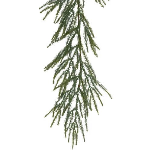 Northlight Norfolk Pine Artificial Christmas Garland - 7' - Unlit 7 Northlight Norfolk Pine Artificial Christmas Garland - 7' - Unlit - Image 5