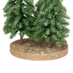 Northlight Icy Downswept Pine Trio Of Trees Christmas Decoration - 8" - Unlit -Festival northlight hn96809 05 1 89729.1727317578
