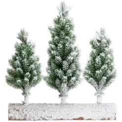 Northlight Frosted Pine Tree Trio Christmas Decoration - 8" - Unlit 13 Northlight Frosted Pine Tree Trio Christmas Decoration - 8" - Unlit -Festival northlight hn96810 04 54603.1727317572