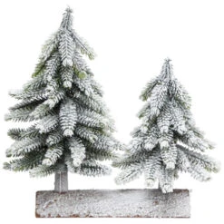 Northlight Frosted Pine Tree Duo Christmas Decoration - 12" - Unlit 9 Northlight Frosted Pine Tree Duo Christmas Decoration - 12" - Unlit -Festival northlight hn97261 01 62371.1727317575