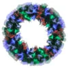 Northlight Multi-Function Color Changing Fiber Optic Artificial Pine Christmas Wreath - 24" 1 Northlight Multi-Function Color Changing Fiber Optic Artificial Pine Christmas Wreath - 24" -Festival northlight j90420 31559.1665610749