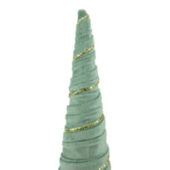 Northlight Twisted Cone Tree With Garland Christmas Decoration - 11.5" - Green -Festival northlight ja93328 2 62890.1645836906