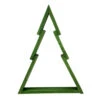 Northlight Geometric Wooden Christmas Tree Display - 12" - Green