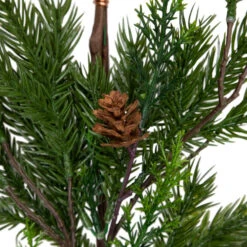 Northlight Real Touch™? Cypress And Pinecone Artificial Christmas Garland - 6' X 8" - Unlit -Festival northlight jy99524 3 06031.1704379349